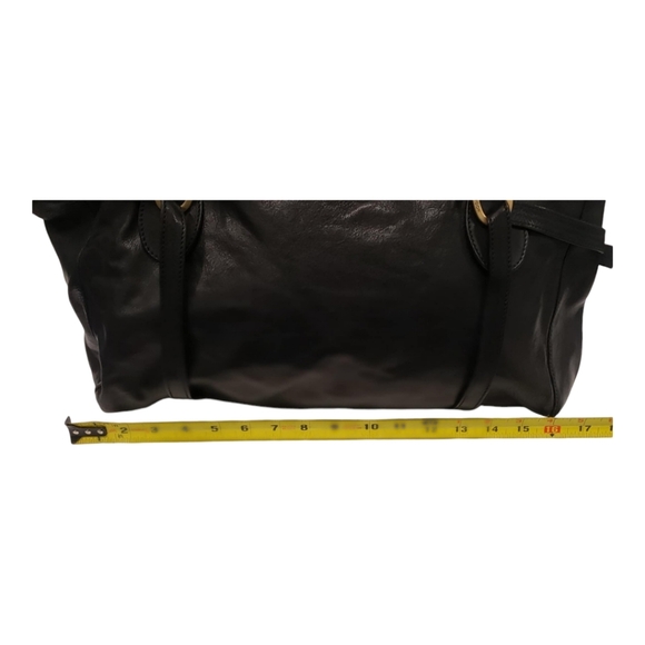 Hogan Leather Shoulder Hobo Made In Italy Gently Loved - Picture 13 of 14